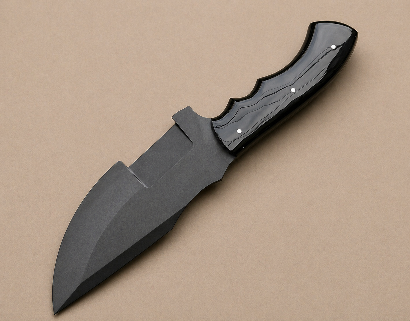 Powdercoated Tracker Knife — 11” view 1